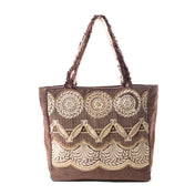5327- MYRA.Antique Medallion Market Tote Bag