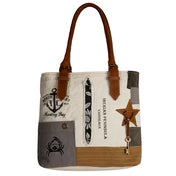 5333- MYRA.Expedition Patch Hand Tote Bag