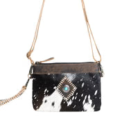 5334- MYRA.Eye Of The Goddess Crossbody Bag In Black