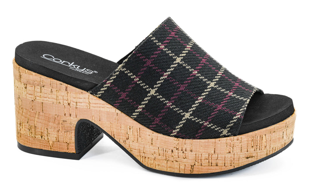 5583-TOTALLY BUGGIN Black Plaid