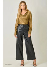 Load image into Gallery viewer, 5741-Cowl Neck Embellished Blouse-CAPPUCHINO
