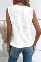 Load image into Gallery viewer, 5220-SUMMER V-Neck Spliced Cutout Vest Top-WHITE
