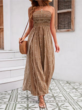 Load image into Gallery viewer, 5148-Printed Strapless Wide Leg Jumpsuit For Women
