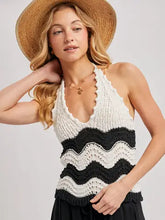 Load image into Gallery viewer, 6311- Halter Sweater Knit Cami Top
