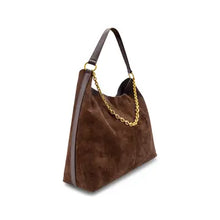 Load image into Gallery viewer, 6476- Sava Suede Tote Bag-BROWN
