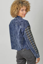 Load image into Gallery viewer, 5765-Plaid Corduroy Jacket-BLUE
