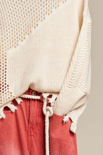 Load image into Gallery viewer, 5347-Multi Texture Sweater-IVORY
