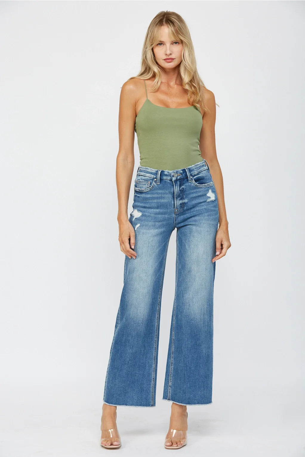 4214-Stretch Super High Rise Wide Leg