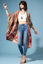 Load image into Gallery viewer, 6494- Antique Earth Tie-Dye Kimono
