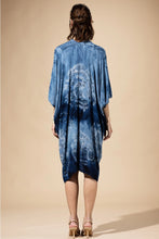 Load image into Gallery viewer, 6495- Indigo Tie Dye Kimono
