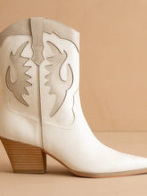 Load image into Gallery viewer, 5228- OASIS SOCIETY-Houston White | Layered Panel Cowboy Western Boot
