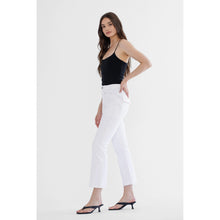 Load image into Gallery viewer, 5097-Super High Rise Patch Pocket Bootcut-WHITE
