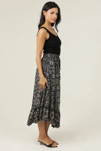 Load image into Gallery viewer, 5816-Angled Hem Maxi Skirt with Smocked Waist

