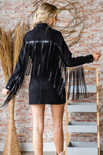 Load image into Gallery viewer, 3795-Fringe Western Mini Dress
