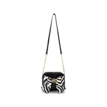 Load image into Gallery viewer, 6478- Zebra Bow Mini Crossbody Bag
