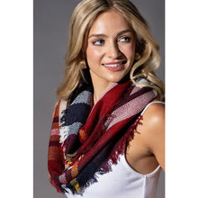 Load image into Gallery viewer, 5601-Plaid Infinity Scarf-SPECIAL PRICE

