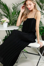 Load image into Gallery viewer, 4788-Pleated Jumpsuit Wide-Leg Wavy Hem
