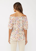 Load image into Gallery viewer, 5046-Short Sleeve Bubble Print Off-Shoulder Top
