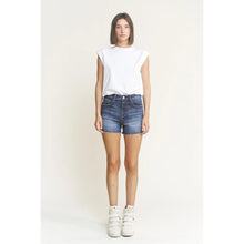 Load image into Gallery viewer, 5881- MICA-Super High Rise Shorts-DRK SEA BLU

