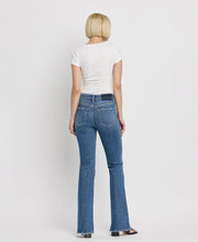 Load image into Gallery viewer, 4525- VERVET-BELLA HR Slant Hem Flare Jeans
