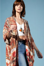 Load image into Gallery viewer, 6494- Antique Earth Tie-Dye Kimono
