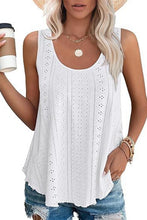 Load image into Gallery viewer, 6060- Round Neck Sleeveless Knit Top-WHITE
