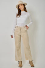 Load image into Gallery viewer, 6724- Washed Corduroy Trousers-ALMOND
