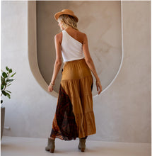 Load image into Gallery viewer, 4538-Rustic Bohemian: Side Panelled Patchwork Pants
