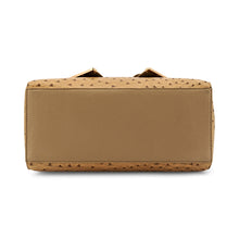 Load image into Gallery viewer, 6537- Colette Bowtie Ostrich Women's Crossbody Bag-BEIGE
