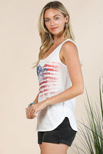 Load image into Gallery viewer, 6026-SIMONE Americana Graphic Sleeveless Top
