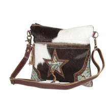 Load image into Gallery viewer, 5991- MYRA-North Star Canvas &amp; Hairon Bag
