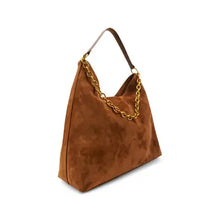 Load image into Gallery viewer, 6475- Sava Suede Tote Bag-CAMEL
