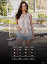 Load image into Gallery viewer, 5884-Desert Dream Moonlight Tiered Lace TOP
