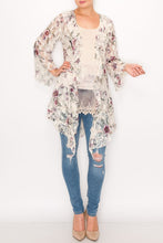 Load image into Gallery viewer, 5981-All Lace Ruffled Cardigan
