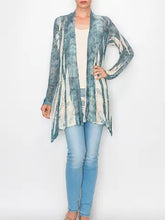 Load image into Gallery viewer, 6320- Feminine Stretchy Snug Long Sleeve Lace Cardigan
