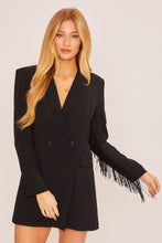 Load image into Gallery viewer, 4705- FRINGE BLAZER DRESS
