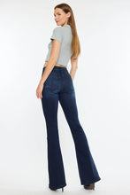 Load image into Gallery viewer, 5253- KAN CAN  - Mid Rise Flare JEANS-DARK WASH
