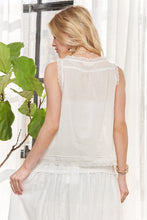 Load image into Gallery viewer, 5165- Sleevless Solid Top-WHITE
