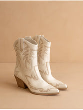 Load image into Gallery viewer, 5229-OASIS SOCIETY-The Nantes Beige | Western Embroidered Cowboy Boot
