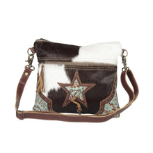 Load image into Gallery viewer, 5991- MYRA-North Star Canvas &amp; Hairon Bag
