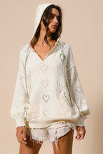Load image into Gallery viewer, 4901-HEART HOODIE SWEATER
