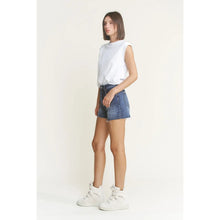 Load image into Gallery viewer, 5881- MICA-Super High Rise Shorts-DRK SEA BLU
