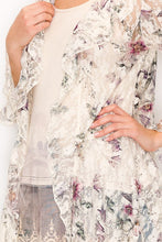 Load image into Gallery viewer, 5981-All Lace Ruffled Cardigan
