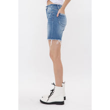 Load image into Gallery viewer, 4963- MICA High Rise Stretch Midi Shorts - Vintage Style
