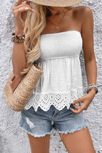Load image into Gallery viewer, 6058- Strapless Slim Fit Crop Top-WHITE
