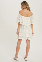 Load image into Gallery viewer, 4447-Off the Shoulder Lace Dress-IVORY
