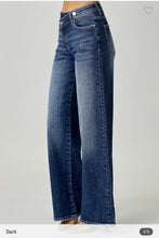 Load image into Gallery viewer, 3469-MID RISE CROSSOVER WIDE LEG JEANS
