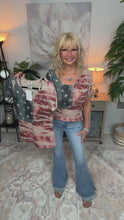 Load and play video in Gallery viewer, 5206-AMERICAN FLAG GRAPHIC SHORT SLEEVE
