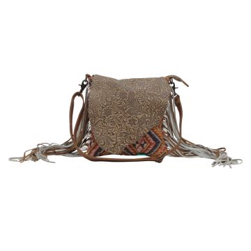 S-5640- TAUPE SHAPE CONCEALED BAG