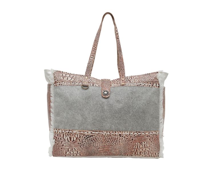 S-6209- MYRA-SMOKEY WEEKENDER BAG